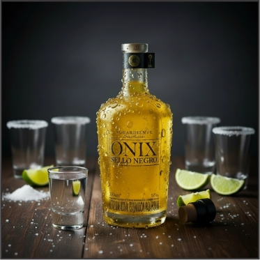 AGUARDIANTE AMARILLO ONIX (VIDRIO)